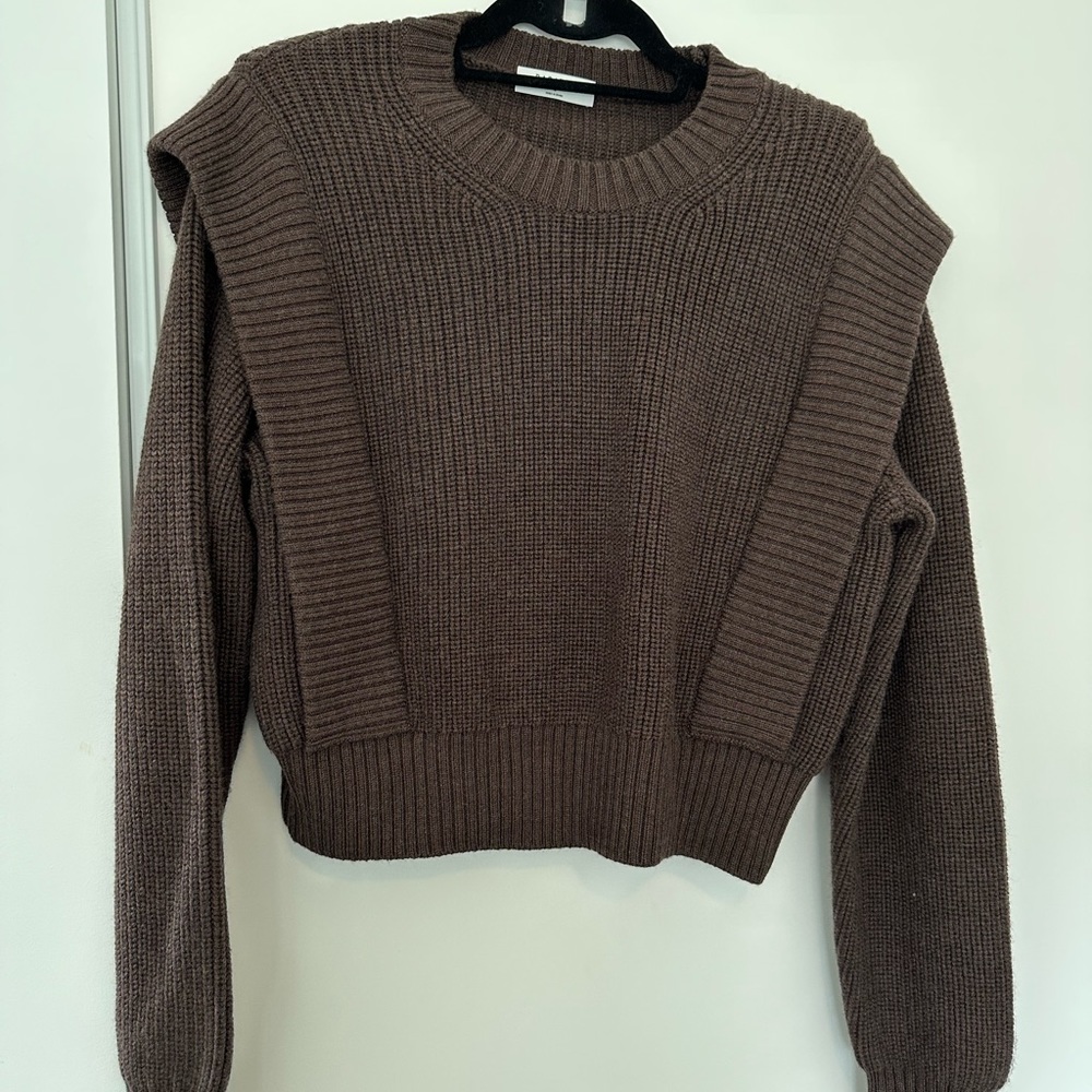 Babaton Grazia Sweater size S color brown